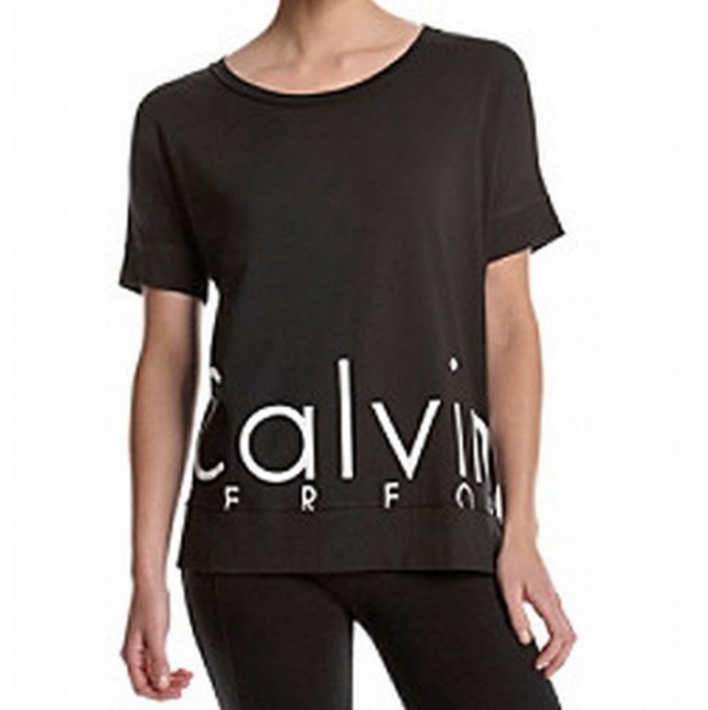 Calvin Klein Performance Logo Short Sleeve T Shirt